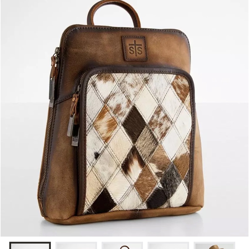 STS Ranchwear Brown Leather Backpack